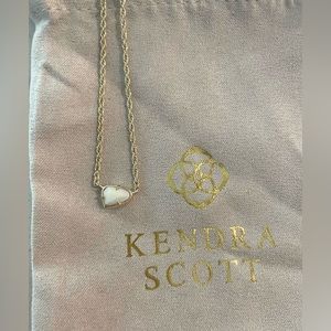 Kendra Scott Necklace with small white stone